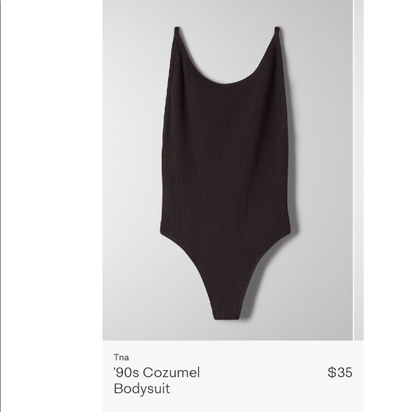 Aritzia Cozumel Ribbed Bodysuit BNWT - Picture 5 of 6